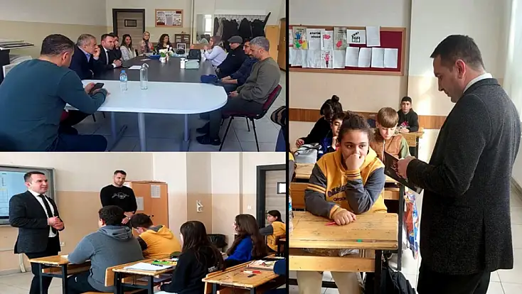 Akçadağ İlçe MEM Müdürü Cengiz’den Akmercan Ortaokuluna Ziyaret