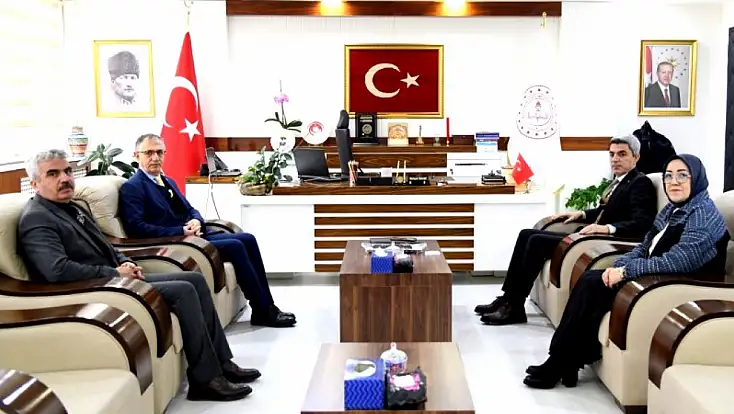 MEB Daire Bşk. Halim Altun’dan İl Milli Eğitim Müd. Behçet Bakır’a Ziyaret