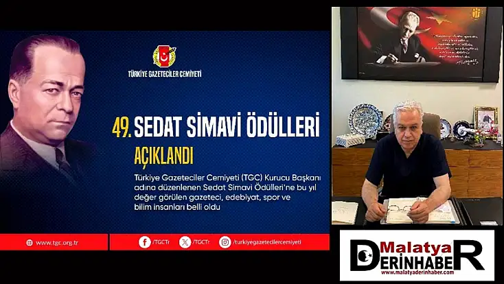TGC Sedat Simavi Ödülleri Açıklandı: Sağlık Bilim Ödülü Prof. Dr. Sezai Yılmaz’a