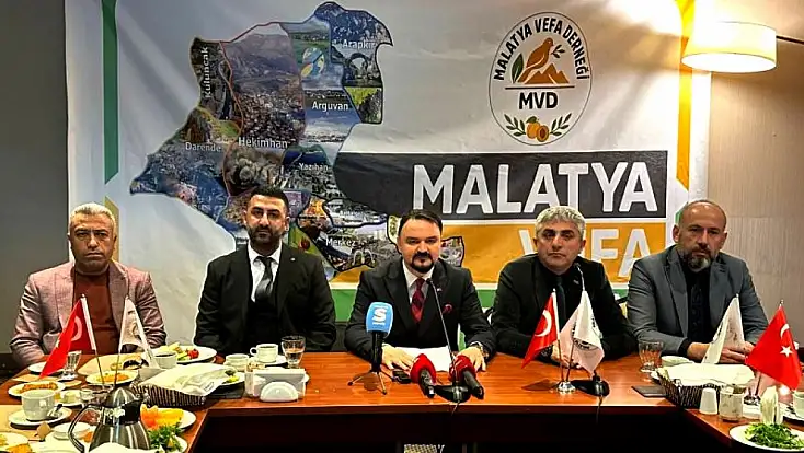 Vefa Derneği Bşk. Şahin” Ben Malatya’yı Böyle Görmek İstemiyorum”