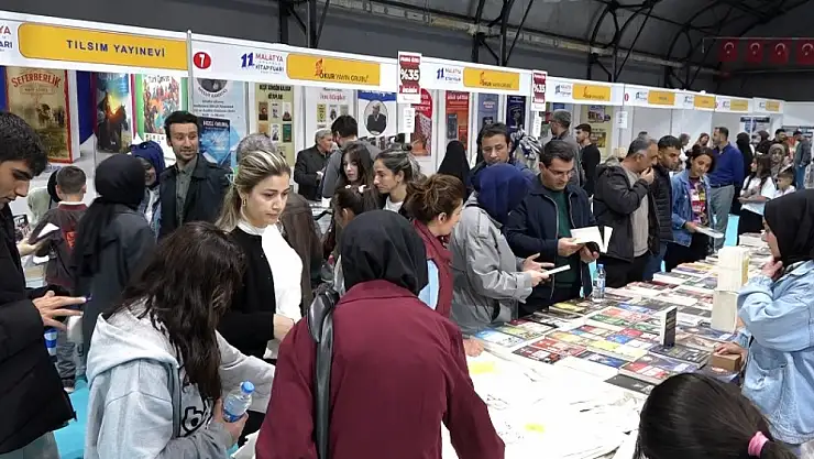 11. Malatya Anadolu Kitap ve Kültür Fuarı'na İlgi Büyük