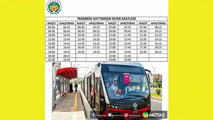 27 Mart'ta Trambüs Seferleri Ücretsiz Başlıyor