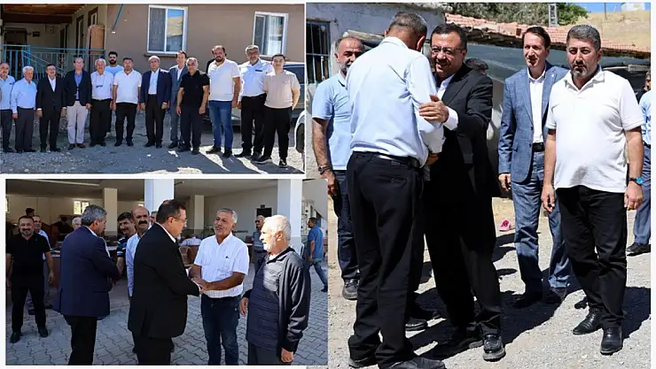 AK Parti Heyetinden Akçadağ İlçesinde Taziye ve Ziyaretler