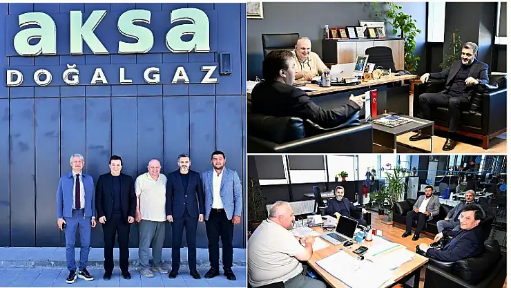 AK Parti Yeşilyurt İlçe Başkanlığı'ndan Aksa Doğalgaz'a Ziyaret