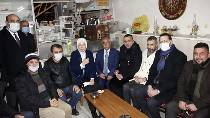 AK Partili Çalık'tan Kahveciler Odasına Ziyaret
