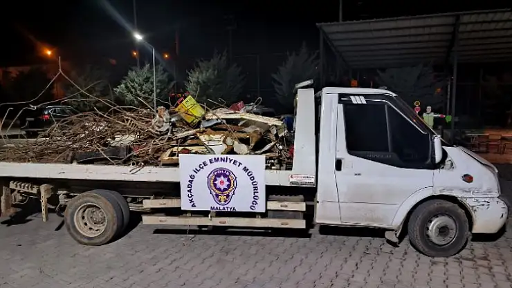 Akçadağ'da Hırsızlar Polisten Kaçamadı