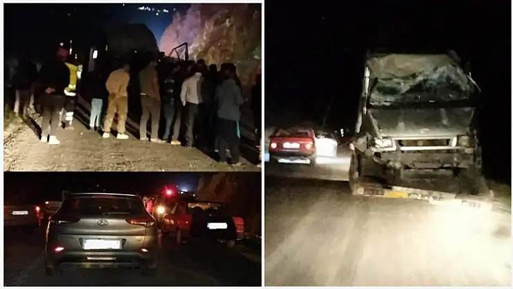 Akçadağ Levent Yolunda Feci Kaza
