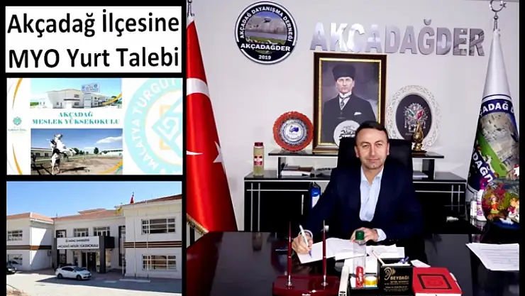 AKÇADAĞDER'den MYO Öğrencilerine Yurt Talebi