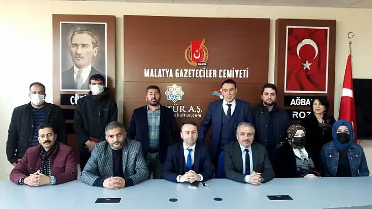 AKÇADAĞDER'den Malatya Gazeteciler Cemiyetine ziyaret