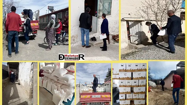 Akçadağder Yardımları Ulaştırıyor