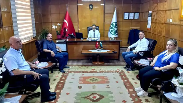 AKÇADAĞDER Yönetiminden Şeker Fabrikası Müd. Kunter'e Hayırlı Olsun Ziyareti