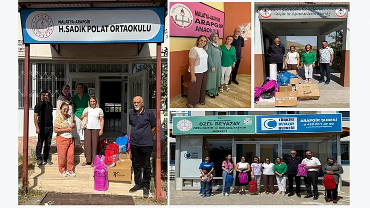 Ankara Arapgir Kalkındırma Derneği'nden Öğrencilere Kırtasiye Desteği