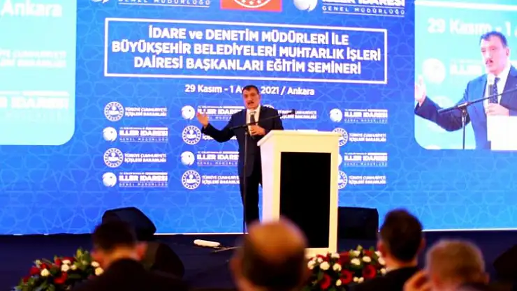 Ankara'da Muhtarlar Eğitim Semineri Konuşmacısı Başkan Gürkan Oldu