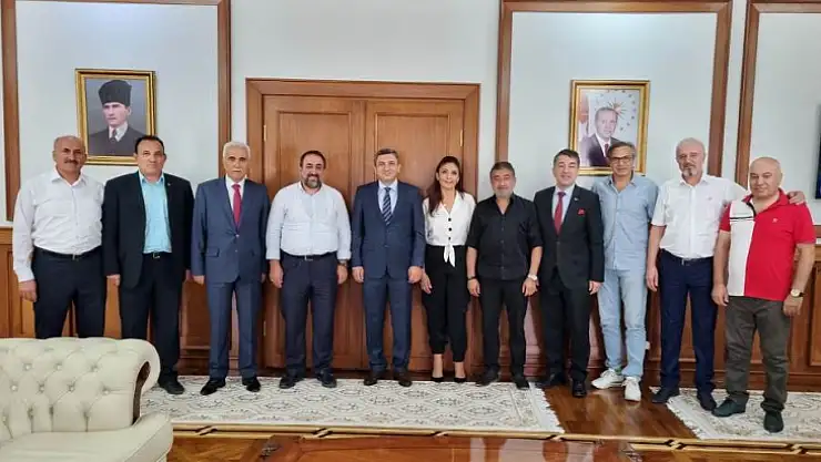 Avrupa Malatyalılar Federasyonu'ndan Vali Şahin'e Ziyaret