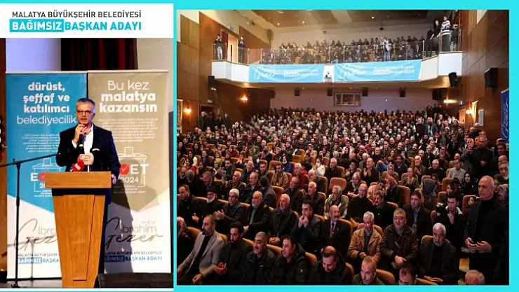 Bağımsız Büyükşehir Belediye Başkan Adayı Prof. Dr. İbrahim Gezer'e Yoğun İlgi