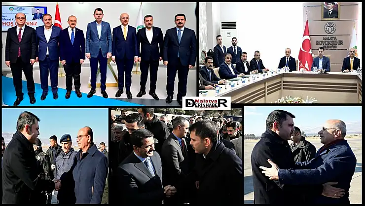 Bakan Kurum'a Malatya'da Sıcak Karşılama