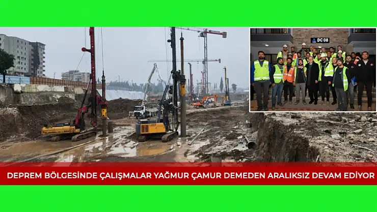 Bakan Özhaseki' Yağmur Çamur Demeden Tüm Gayretimizle Sahadayız'