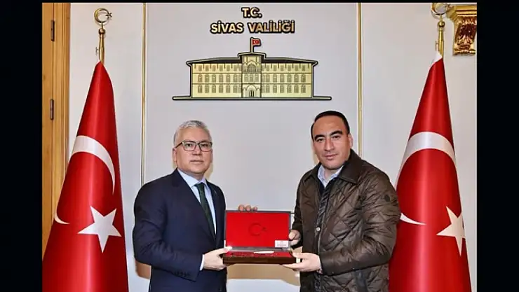 Başkan Budak'tan Sivas Valisi Dr. Yılmaz Şimşek'e Ziyaret