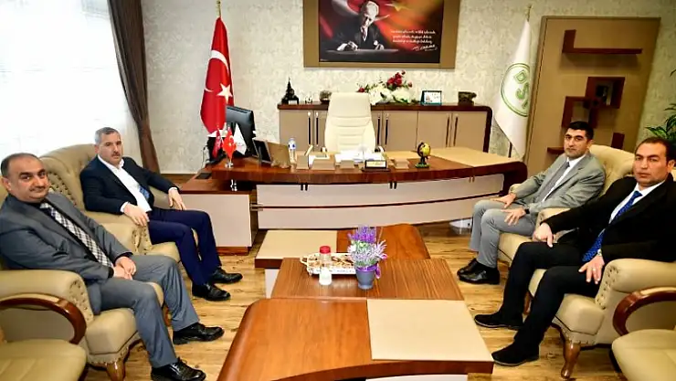 Başkan Çınar'dan DSİ 92.Şube Müdürü Sucu'ya 'Hayırlı Olsun' Ziyareti