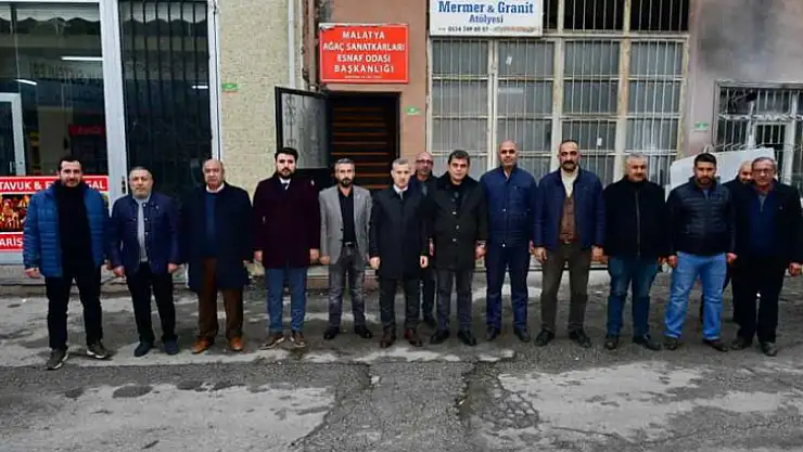 Başkan Çınar'dan Esnaf Odası Başkanlarına Ziyaret