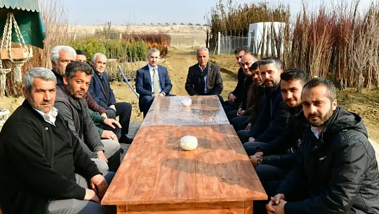 Başkan Çınar, Fidancılar Sitesini Ziyaret Edip, Kooperatif Yönetimiyle İstişare Etti