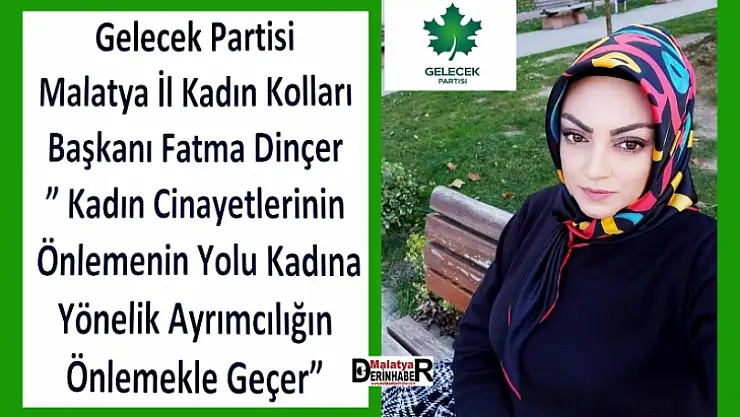 Başkan Dinçer' Kadına Yönelik Şiddete Dur Denmeli'