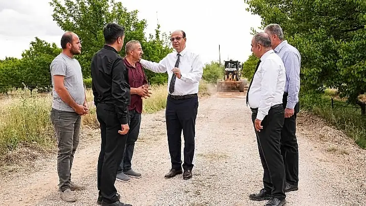 Başkan Geçit, Kırsal Mahallelerin Yollarını Mercek Altına Aldı