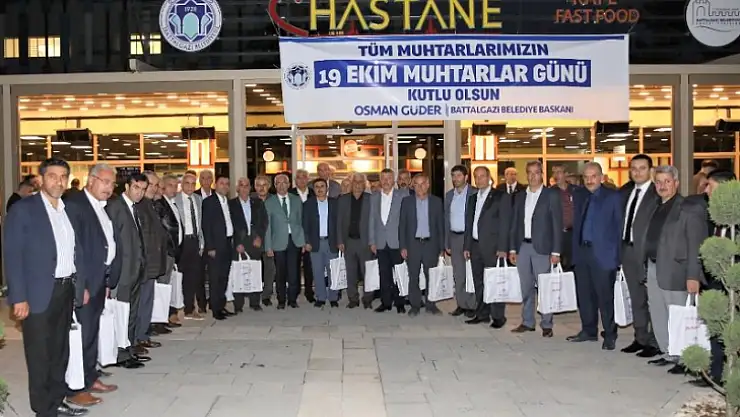 Başkan Güder, Battalgazili Muhtarların Gününü Kutladı