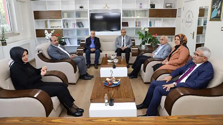 Başkan Güder'den Milli Eğitim Müdürü Özdemir'e Hayırlı Olsun Ziyareti