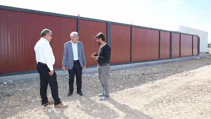 Başkan Güder:' Eskimalatya'daki Geçici İşyerleri Mayıs'ta Teslim Edilecek'