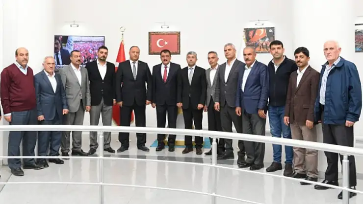 Başkan Gürkan'a Oda Başkanlarından Anlamlı Ziyaret