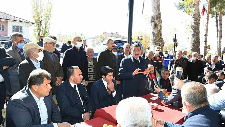 Başkan Gürkan'a Sürgü'de Coşkulu Karşılama