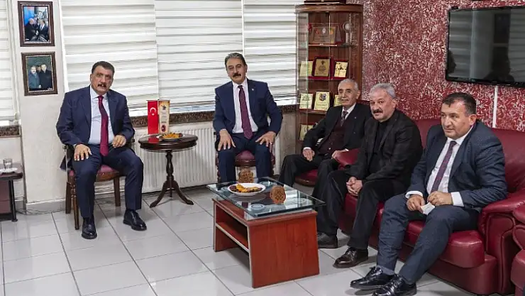 Başkan Gürkan'dan ESOB Başkanı Şevket Keskin'e Ziyaret