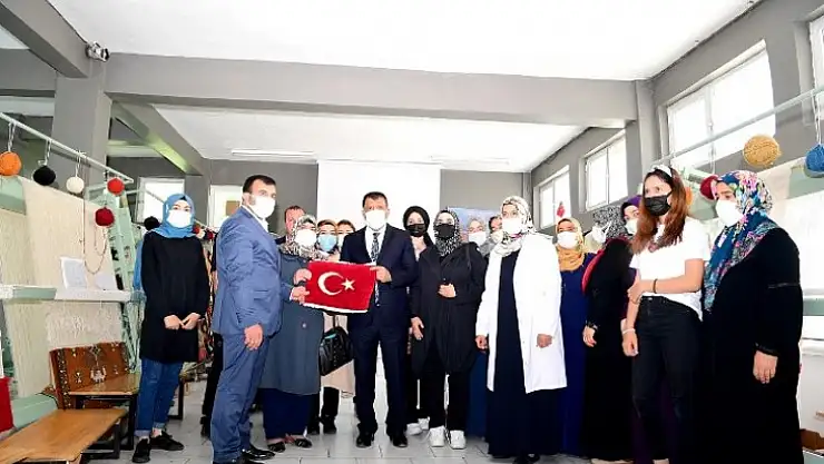 Başkan Gürkan'dan Girişimci Kadın Kooperatifine Ziyaret