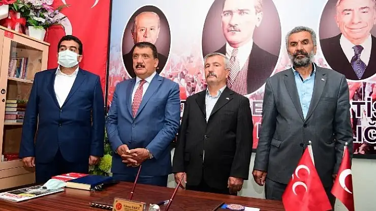 Başkan Gürkan'dan Hekimhan AK Parti ve MHP İlçe Başkanlığına Ziyaret