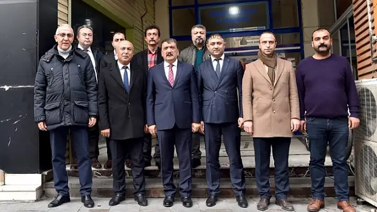 Başkan Gürkan'dan Türk Eğitim Sen Ziyaret