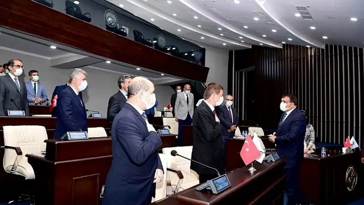 Başkan Gürkan Yönetici Kadrosuyla Bayramlaştı