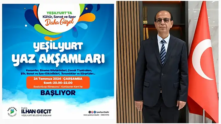 Başkan Prof. Dr. Geçit' Yaz Akşamları Programına Başlıyoruz'