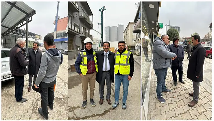 Başkan Taşkın Kışla Caddesi'nde Esnaf ve Vatandaşlarla Buluştu