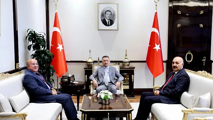 Başkan Zelyurt'dan, Cumhurbaşkanı Yardımcısı Fuat Oktay'a Ziyaret
