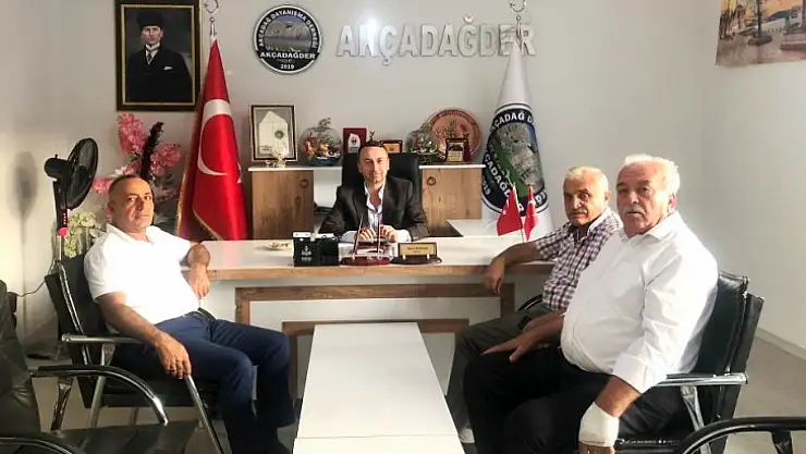 Başkanlardan AKÇADAĞDER Genel Merkezine Ziyaret