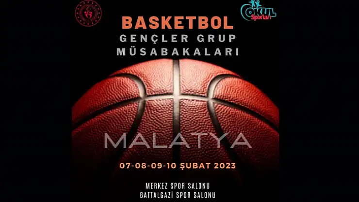 Basketbol Gençler Grup Müsabakası Malatya'da
