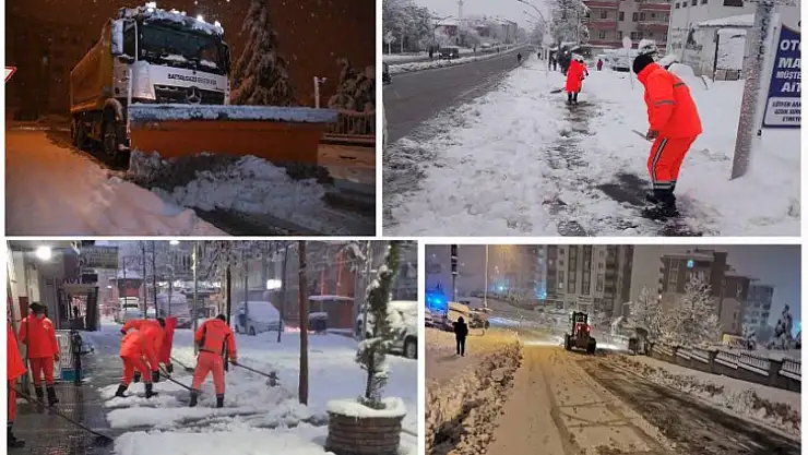 Battalgazi Belediyesinden Kar Mesaisi Takdir Alıyor