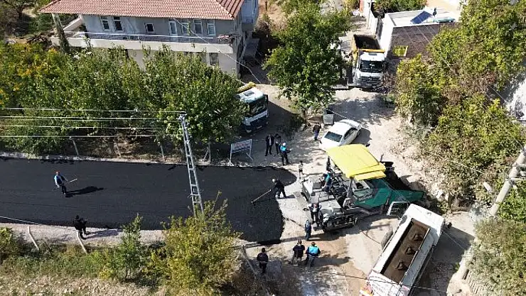 Battalgazi'de Kış Öncesi Yoğun Asfalt Çalışması