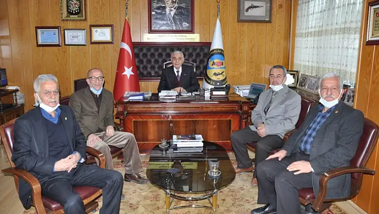 Battalgazi İlçe Seçim Müd. Özdemir'den Başkan Ali Evren'e Ziyaret