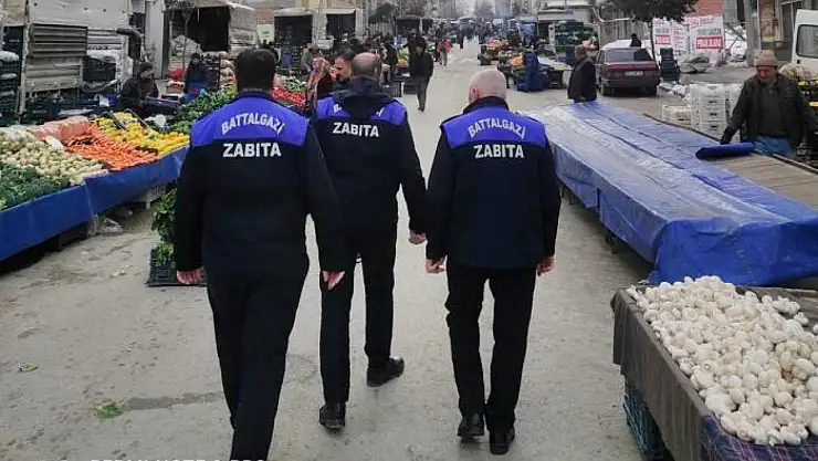 Battalgazi Zabıta'dan Sıkı Denetim