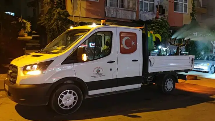 Büyükşehir Belediyesinden İlaçlama Çalışmaları Tam Gaz