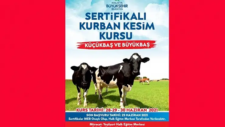 Büyükşehir Belediyesinden Kurban Kesim Kursu