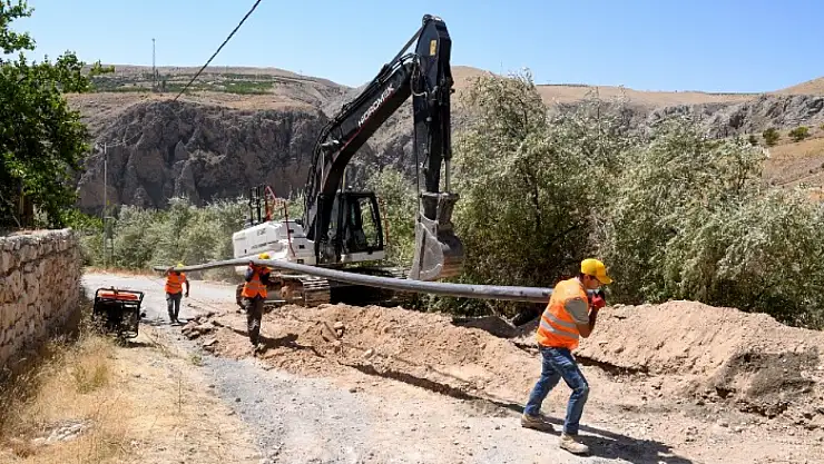 Büyükşehir'den Ayvalı'ya İçme Suyu Hattı
