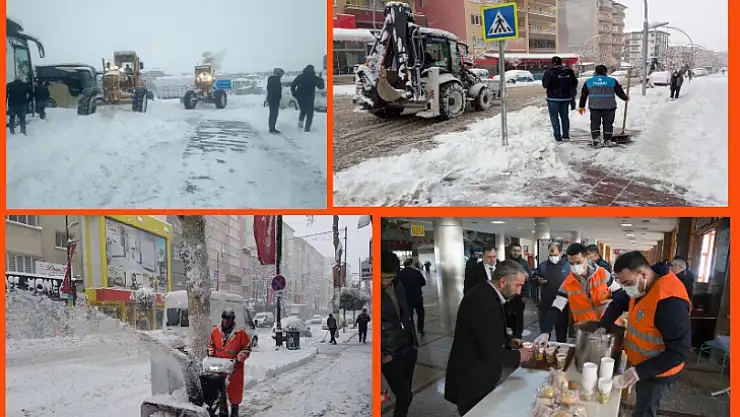 Büyükşehir Karla Mücadele Çalışmaları 7/24 Devam Ediyor